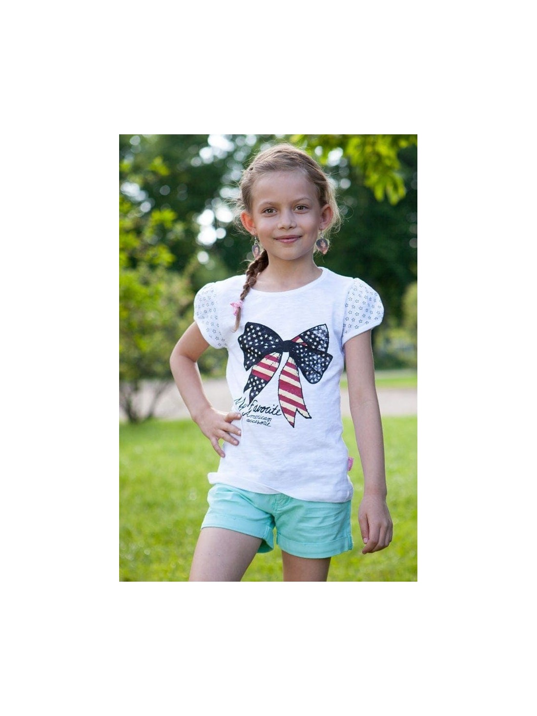 Mint girls\' shorts DZ6015 - Online store - Boutique